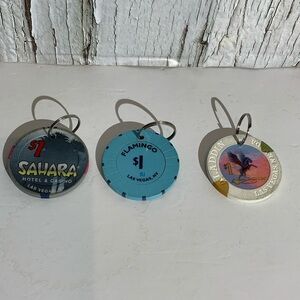 Las Vegas Casino Chip Keychains